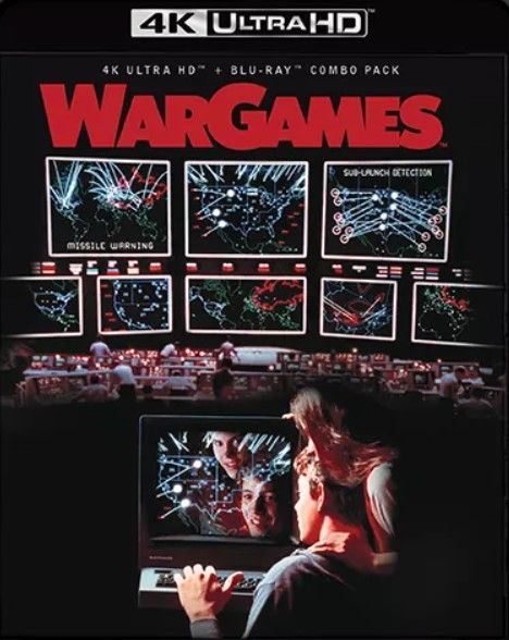 The jacket art for Shout! Factory's 4K release of WARGAMES.