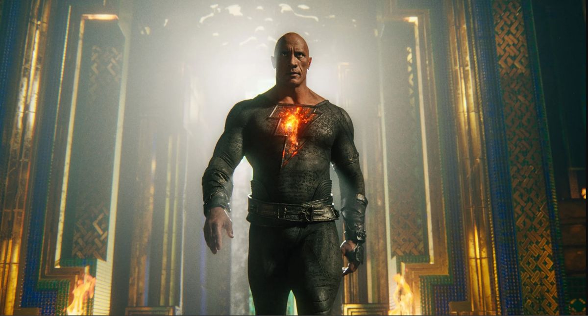 Dwayne Johnson flexes all the muscle in Jaume Collett-Serra's BLACK ADAM.